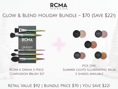 Glow & Blend Holiday Bundle – $70 (Save $22!)