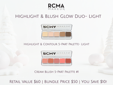 Highlight & Blush Glow Duo – Light- $50 (Save $10!)