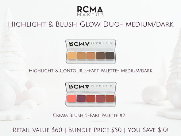 Highlight & Blush Glow Duo – Medium/Dark - $50 (Save $10!)