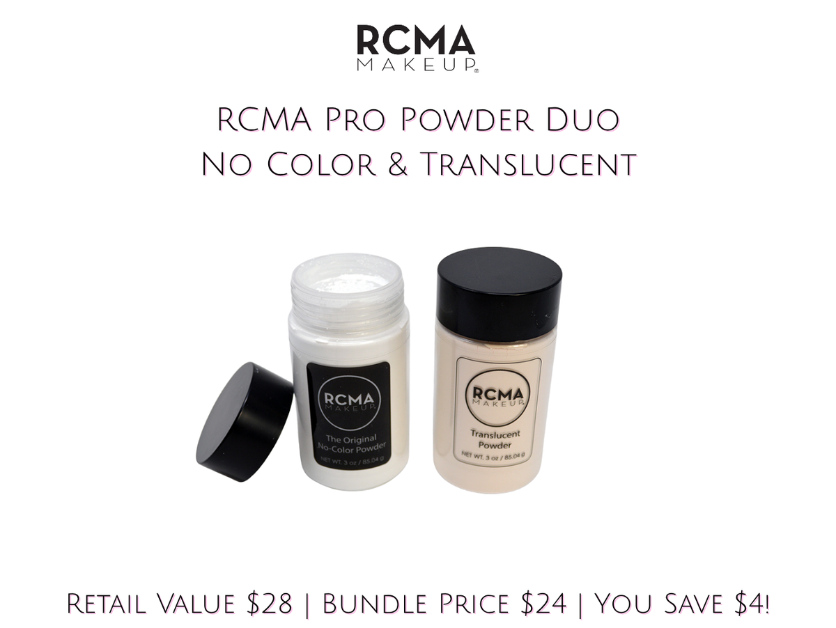 RCMA Pro Powder Duo – No Color & Translucent - $24 (Save $4!) – RCMA Makeup
